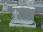 #99 - 2-6 Barre Gray - <p>Celtic cross with shamrocks.</p>